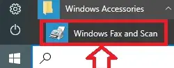 Windows 팩스 및 스캔